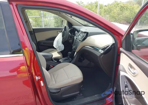 2017 Hyundai Santa Fe Sport 2.4L from USA, damaged, VIN 5XYZTDLB5HG443365